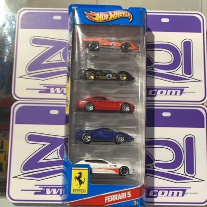 X9845 Pack de 5 Ferrari