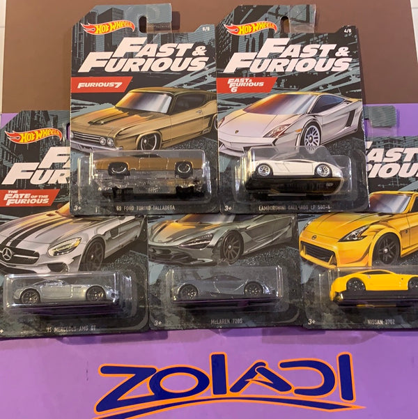 Set Furious 7 Fast &amp; Furious