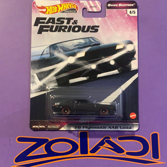 GJR82 Cuda AAR Fast&Furious Hot Wheels