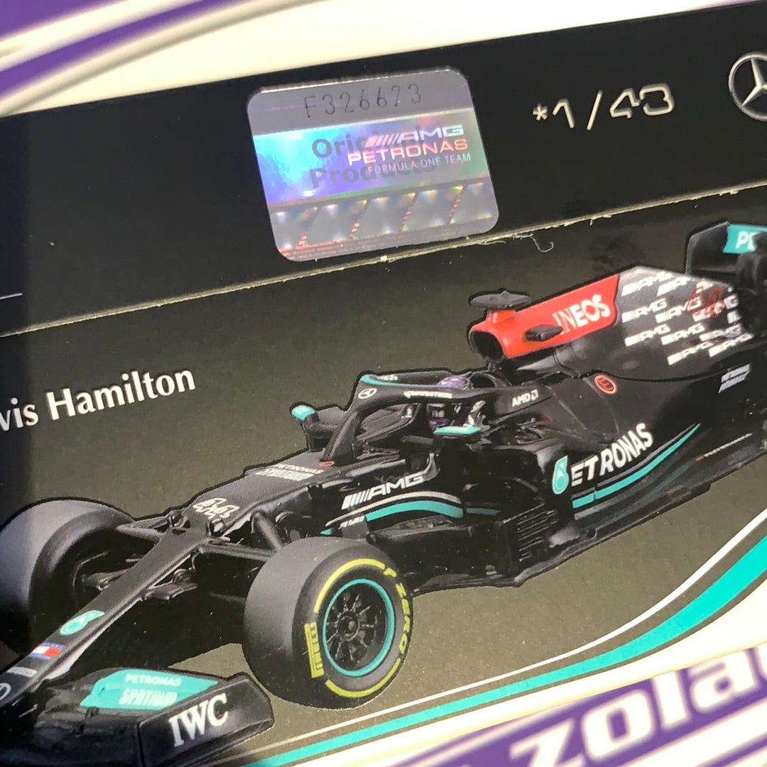 Burago F1 Mercedes Lewis Hamilton