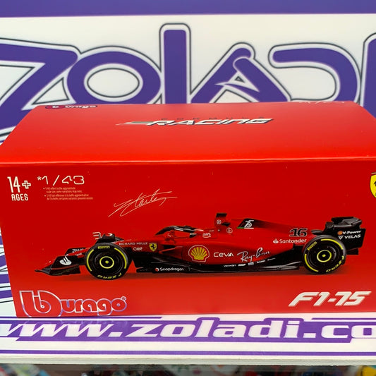 F1-75 Charles Leclerc #16 Ferrari (CON CASCO) BURAGO