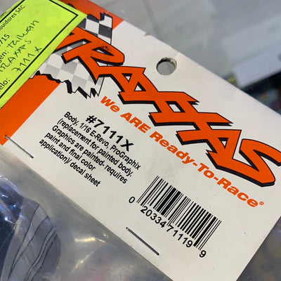 1/16 Traxxas 7111x Revo mini body