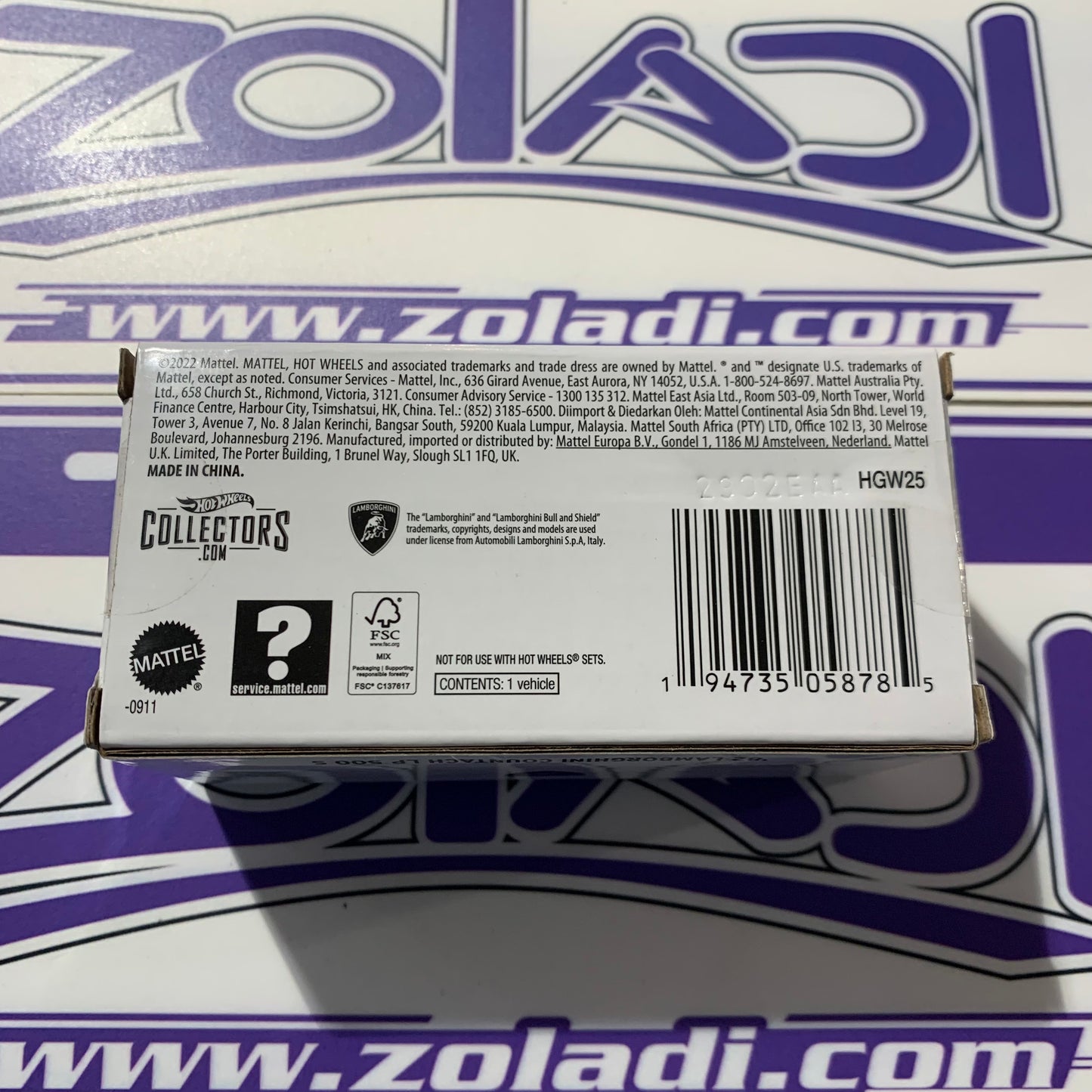 HGW25 LAMBORGHINI COUNTACH LP500 S RLC