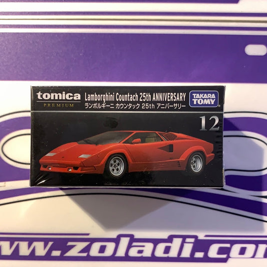 12 LAMBORGHINI COUNTACH 25TH TOMICA PREMIUM