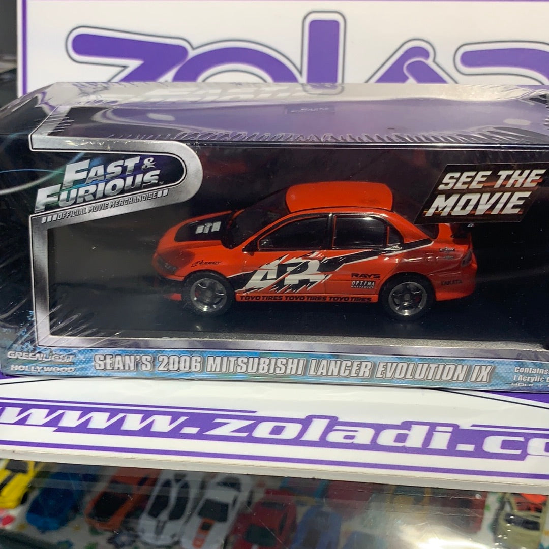 86213 Mitaubishi Lancer Fast&furious Greenlight