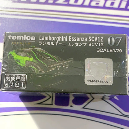 07 LAMBORGHINI ESSENZA SCV12 TOMICA PREMIUM