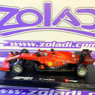 SF21 C Leclerc #16 Ferrari (CON ACRILICO/ CON CASCO) 2021