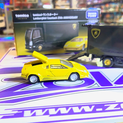 LAMBORGHINI COUNTACH 25TH Y CAMION TOMICA