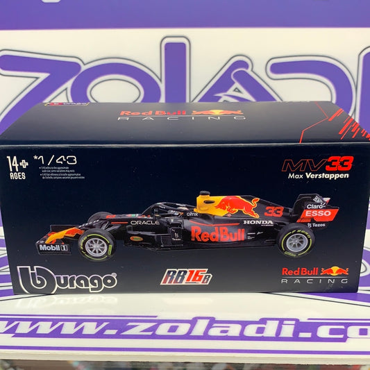 02324 02344 BURAGO F1 RB16B 33 MAX VERSTAPPEN RED BULL