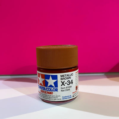 Tamiya X-34 Metallic Brown Paint