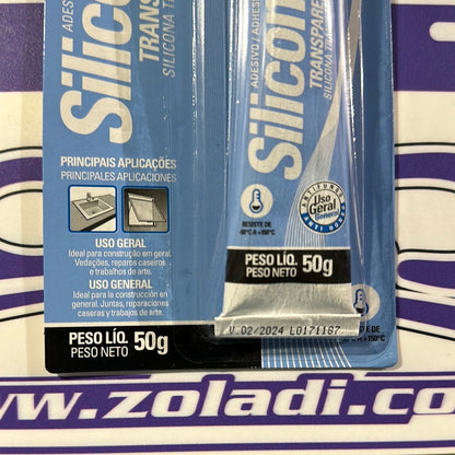 Silicona 50G Transparente TEKBOND