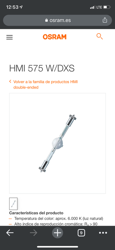 HMI 575 W DXS