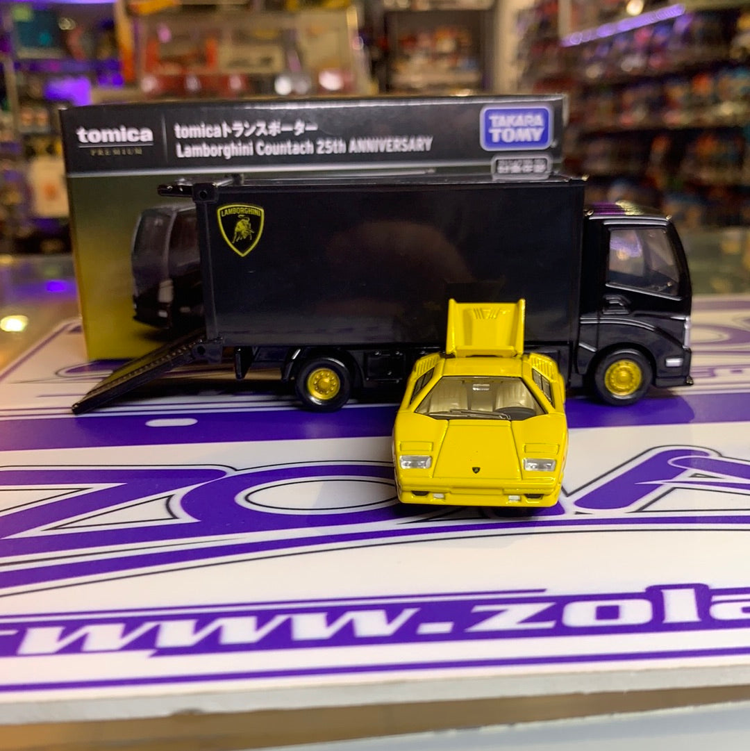 LAMBORGHINI COUNTACH 25TH Y CAMION TOMICA