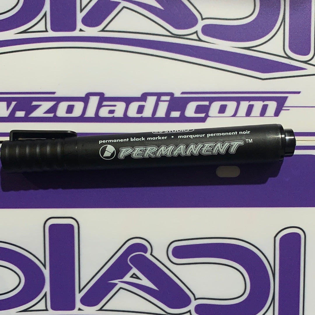 Plumón Indeleble Grueso Negro