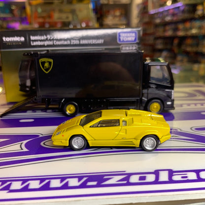LAMBORGHINI COUNTACH 25TH Y CAMION TOMICA