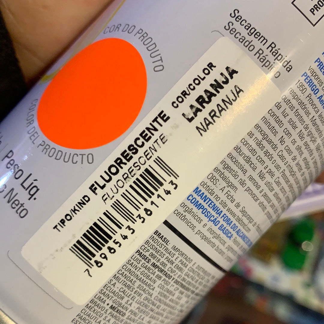 NARANJA FLUORESCENTE - PINTURA EN SPRAY TEKBOND