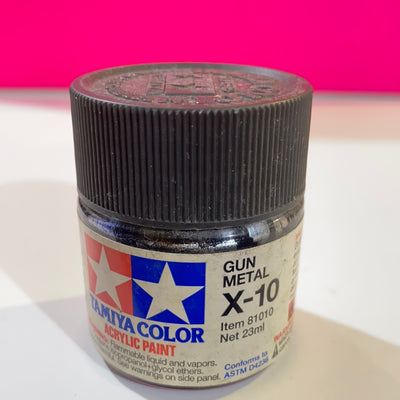 Tamiya X-10 Gun Metal Paint