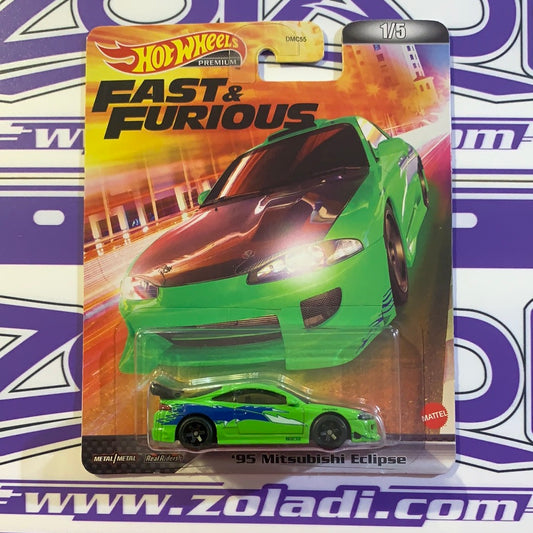 95 Mitsubishi Eclipse, Rapidos y Furiosos. Colección Retro entertaintment.