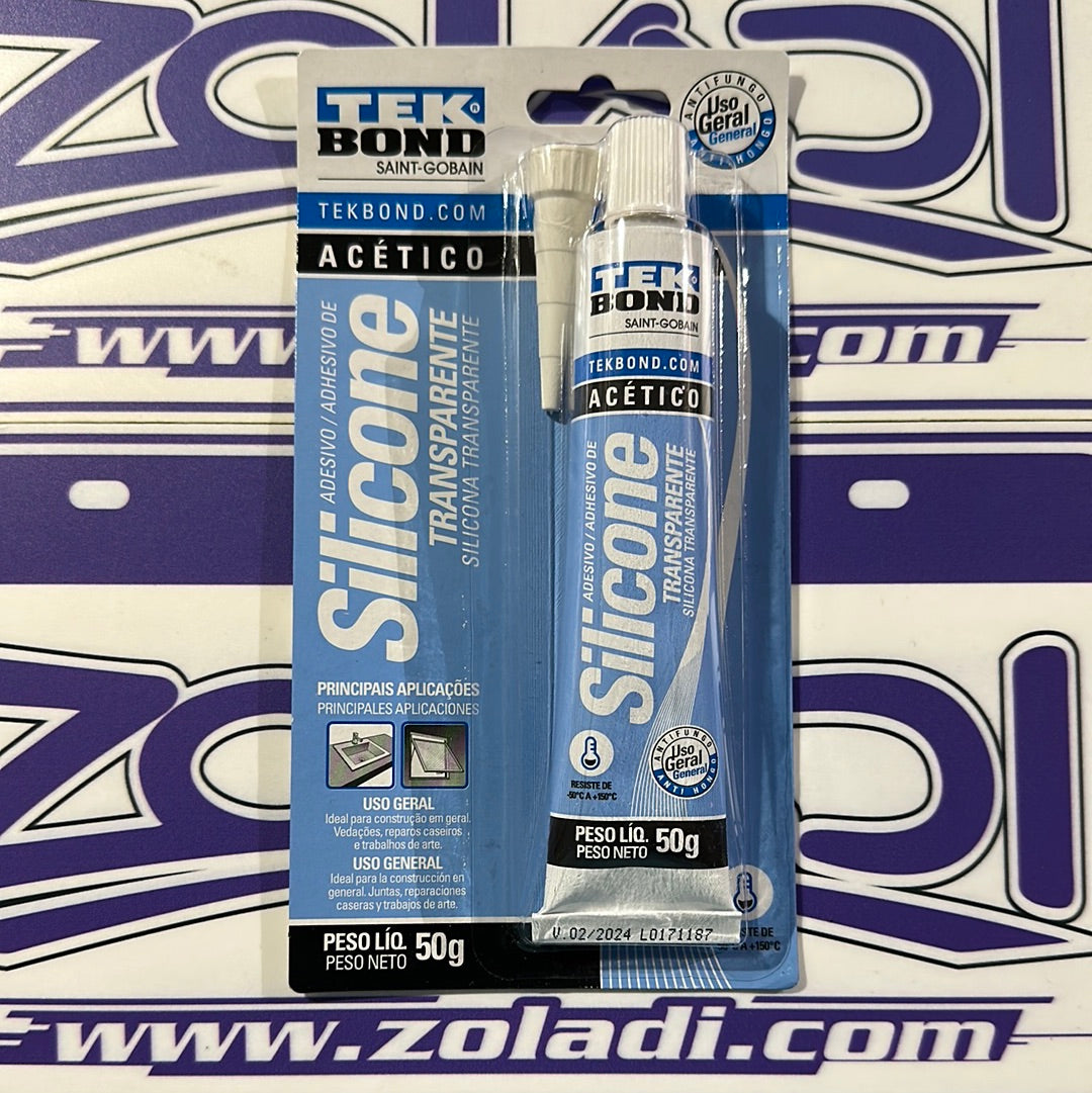 Silicona 50G Transparente TEKBOND