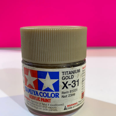Tamiya X-31 Titanium Gold Paint