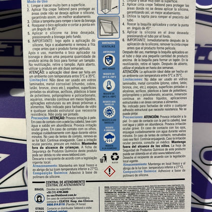 Silicona 50G Transparente TEKBOND