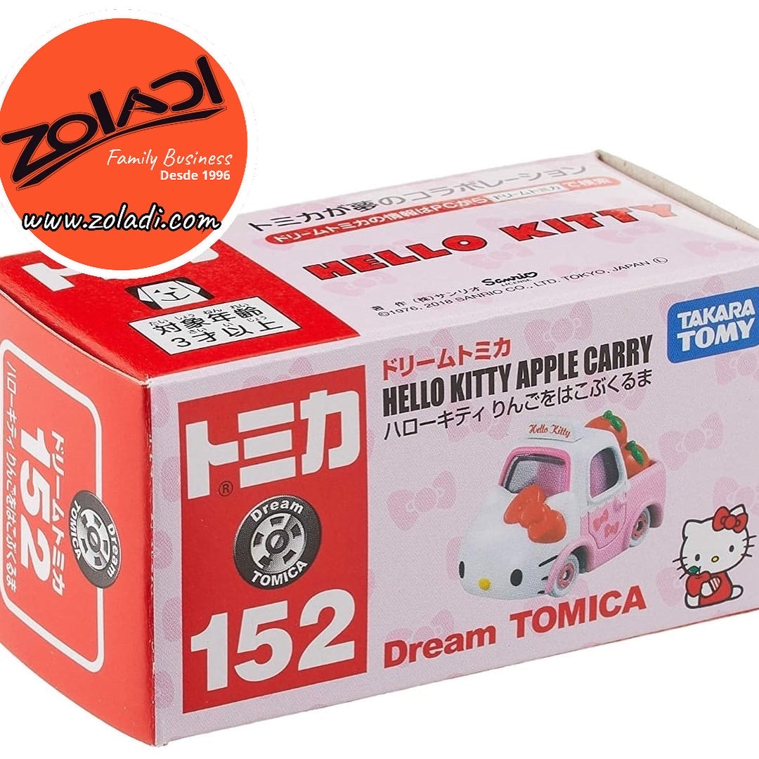 Hello Kitty Apple Carry Dream Tomica NO 152