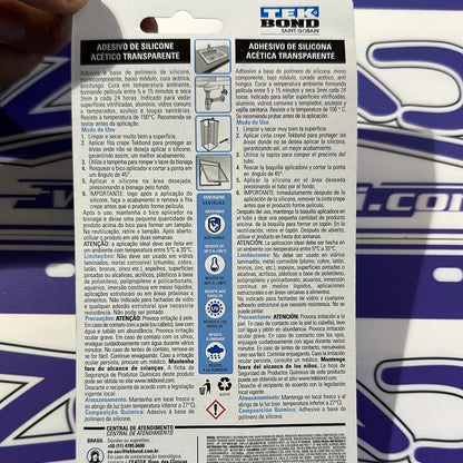 Silicona 50G Transparente TEKBOND