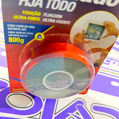 CINTA DOBLE CONTACTO ROJO TEKBOND