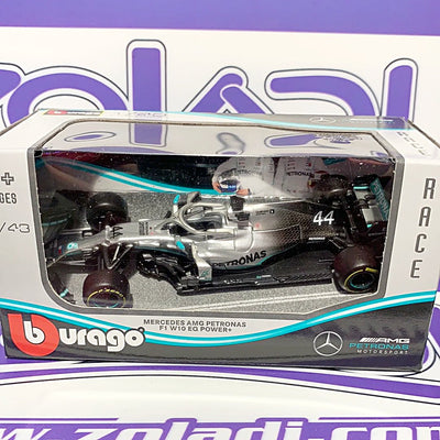 W10 LEWIS HAMILTON #44 Mercedes AMG (SIN ACRILICO/SIN CASCO)