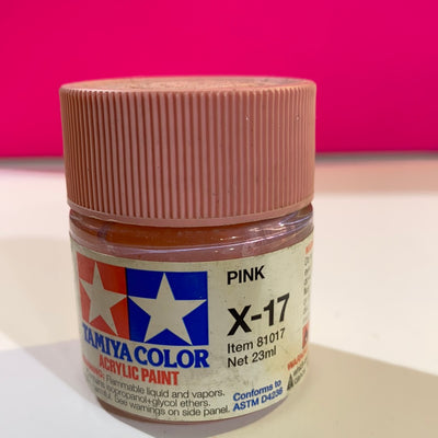 Tamiya X-17 Pink Paint