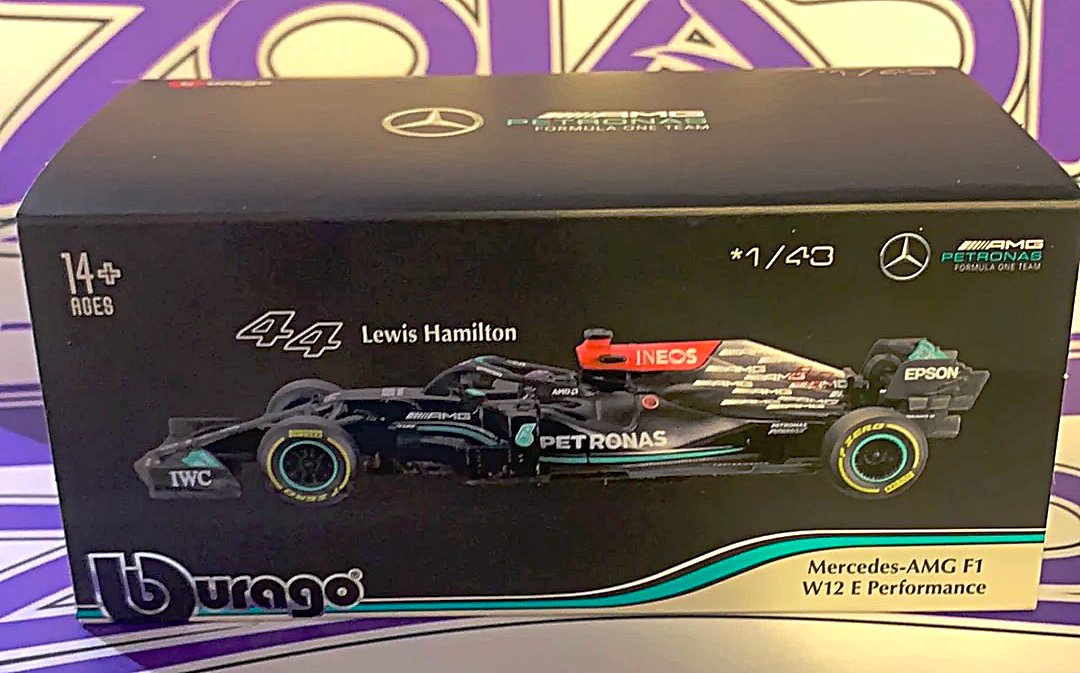 Burago F1 Mercedes Lewis Hamilton