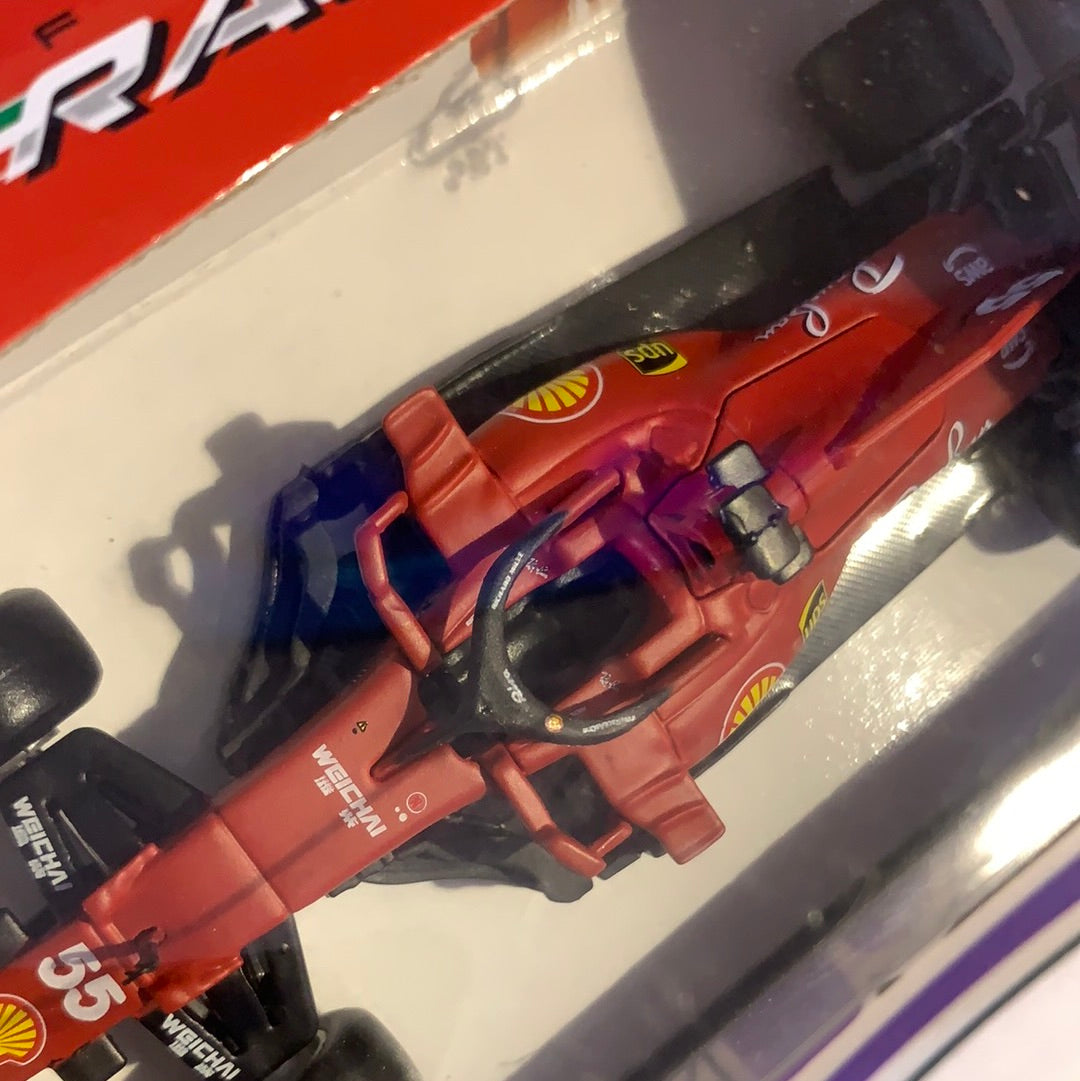 SF21 C Sainz #55 Ferrari (VERSION SIN ACRILICO NI CASCO)