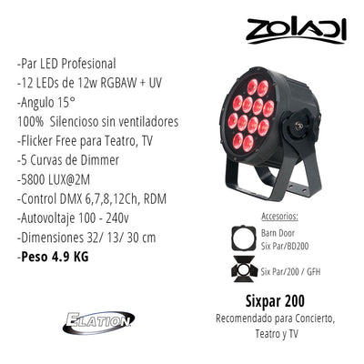 Sixpar 200 ELATION
